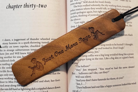 Just One More Page Bookmark