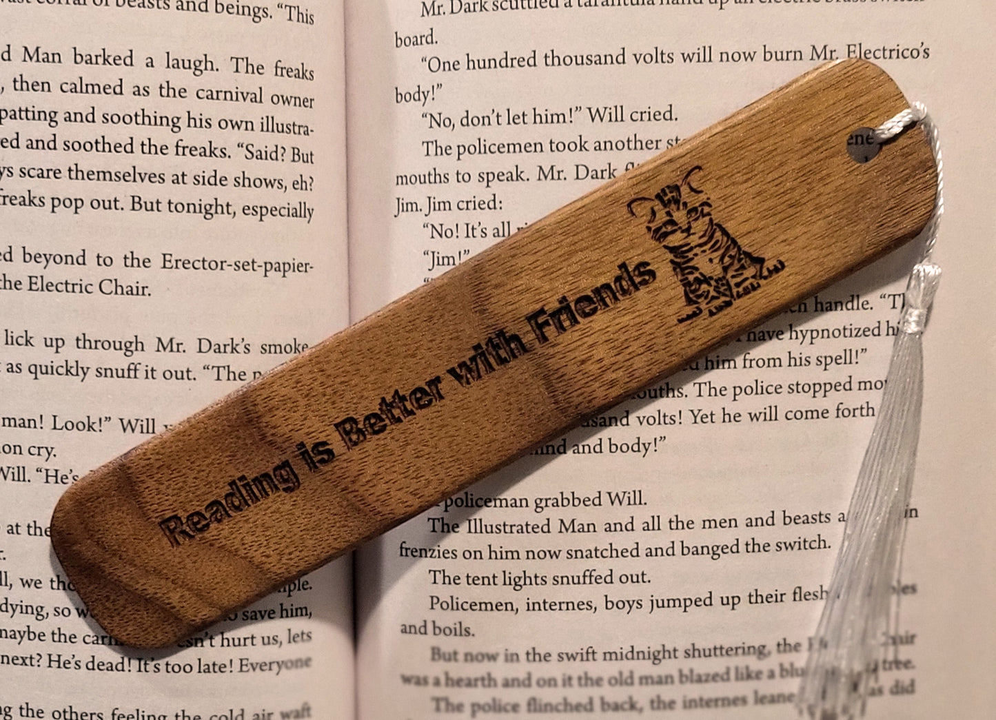 Reading is Better with Friends Bookmark