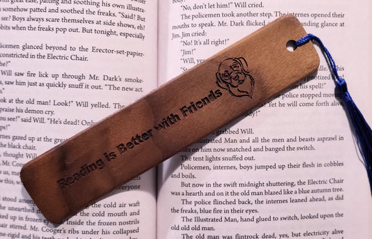Reading is Better with Friends Bookmark