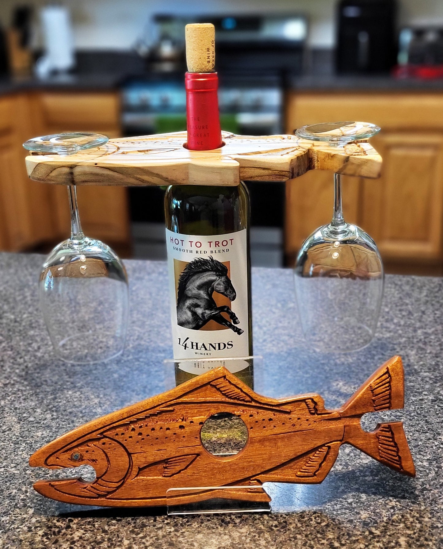 Fish Wine Caddy