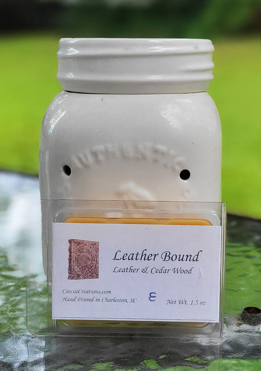 Leather Bound Wax Melt