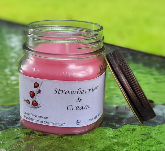 Strawberries and Cream Candles