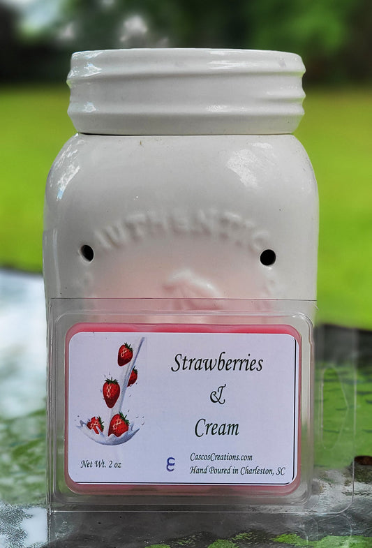 Strawberries and Cream Wax Melt